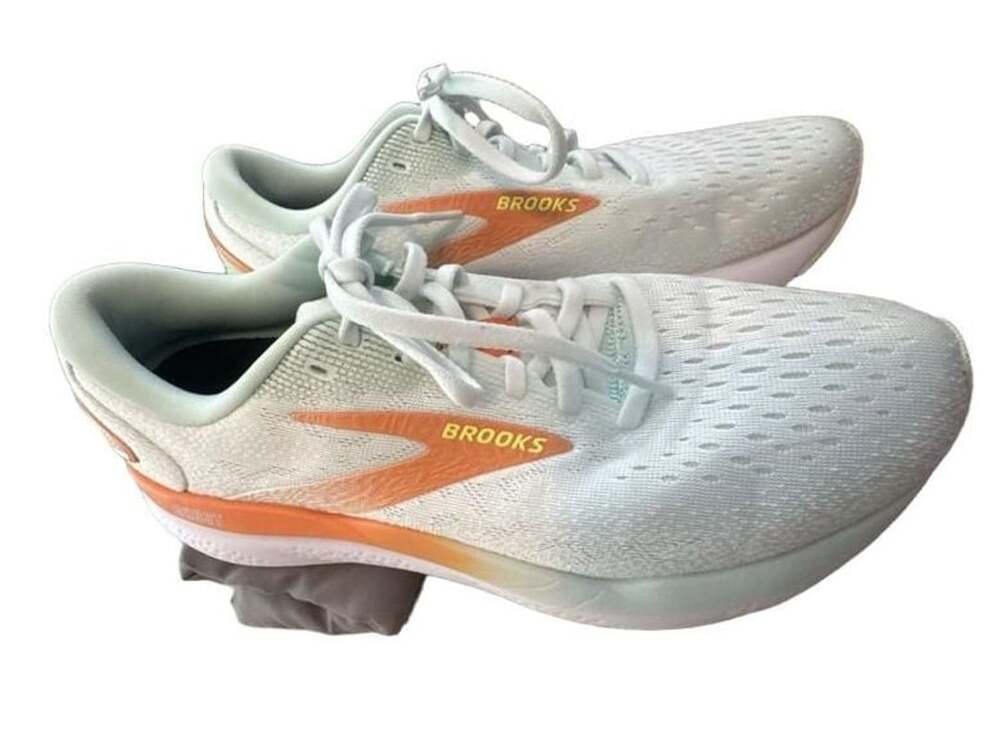Brooks Ghost 16 Size 8.5 Light Blue Orange Running Shoes